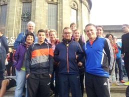 Gruppenfoto beim RheinEnergieMarathon Köln 2014