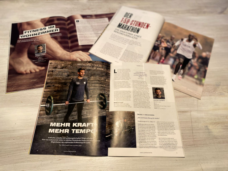 Laufblog Artikel in Fachmagazin