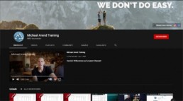 Screenshot vom Laufkanal von Michael Arend Training