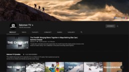 Screenshot vom Laufkanal von Salomon TV