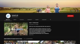 Screenshot vom Laufkanal von larasch.de
