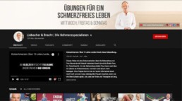 Screenshot vom Laufkanal von Liebscher & Bracht