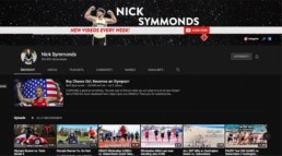 Screenshot vom Laufkanal von Nicholas Symmonds