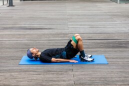 Hüfttraining für Läufer: Beckenheben Ausgangsstellung