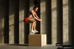 Plyometrische Übungen für Läufer Box Jumps